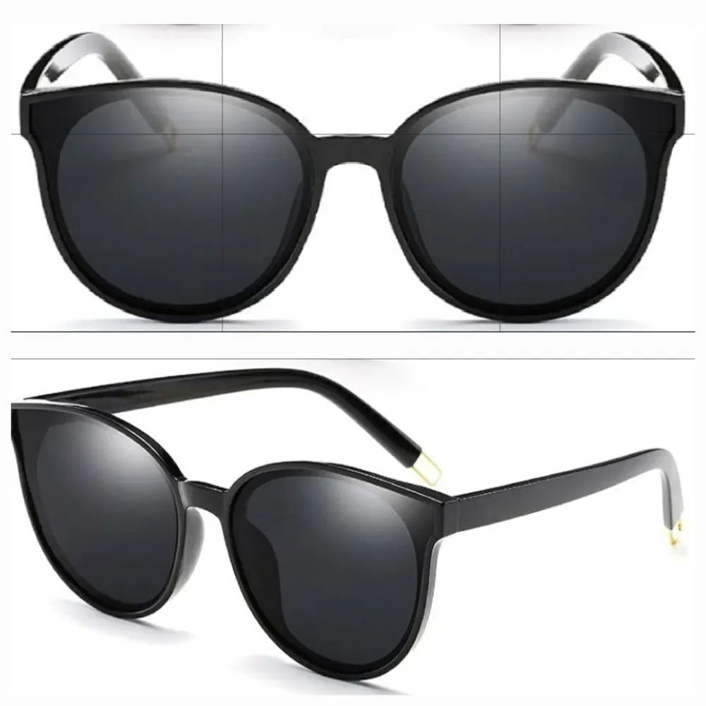 🔹️NIB Unisex Black Polarized Cateye Sunglasses